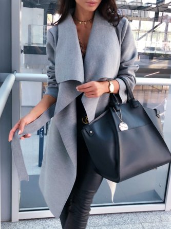 Casual Long Sleeve Coat