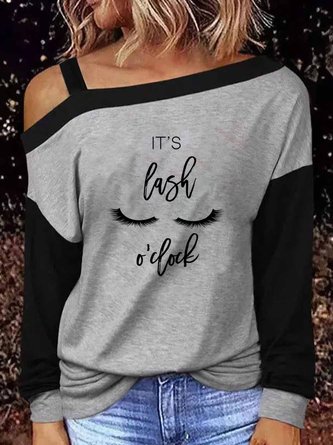 Off Shoulder Sexy Loosen T-shirt