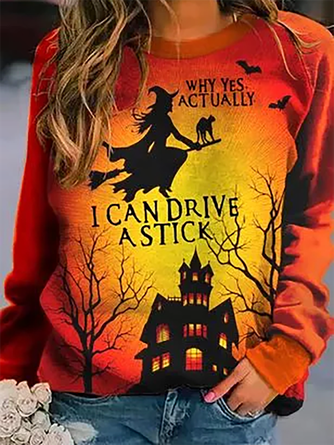Halloween Casual Sweatshirt