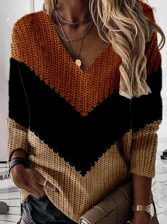 Wool/Knitting Casual Loosen Sweater