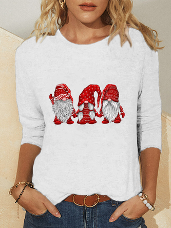 Casual Christmas T-shirt Xmas T-shirt
