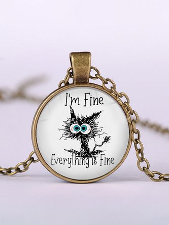 I'M FINA Graffiti Time Jewel Necklace