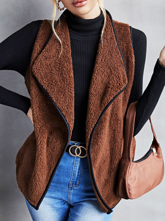 Fluff/Granular Fleece Fabric Vest