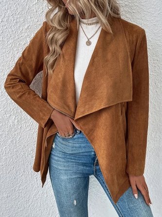 Loose Suede Other Coat