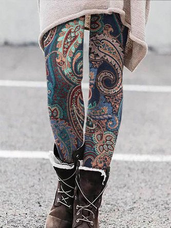 Floral Jersey Tight Leggings