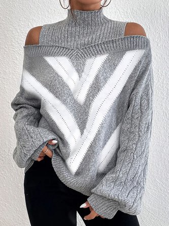 Half Turtleneck Casual Sweater