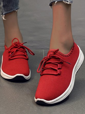 Lightweight Breathable Non-Slip Lace-Up Sneakers
