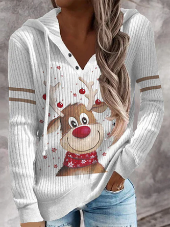 Loose Christmas Casual Hoodie Sweater