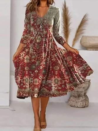 Ombre Knitting Dress