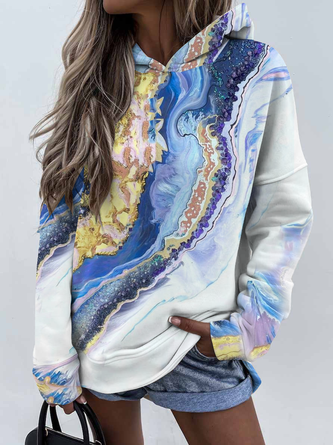 Hoodie Abstract Casual Sweatshirt