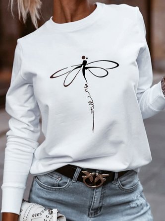 Casual Dragonfly Sweatshirt