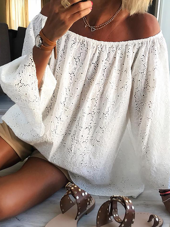 Loose Lace Casual Shirt