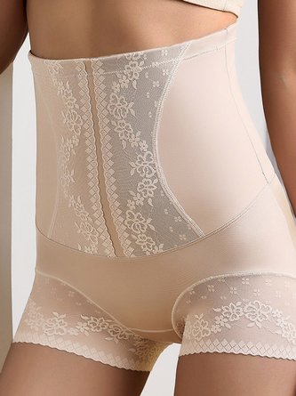 High Waist Hip Lifter Jacquard Tummy Control Shapewear
