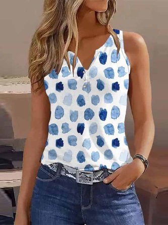 Jersey Casual Loose Tank Top