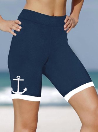 Anchor Tight Casual Shorts