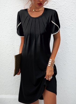 Loose Casual Crew Neck Dress