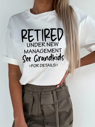 Loose Casual Crew Neck T-Shirt