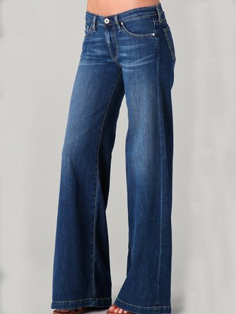Washing Process Casual Loose Jeans