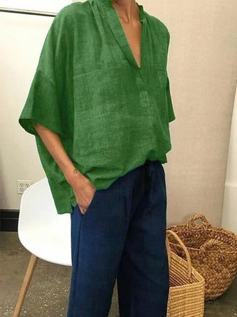 Elegant Plain T-Shirt