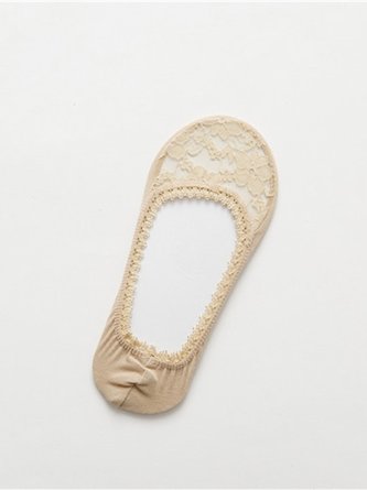 Casual Lace Floral Socks Urban Everyday Women's Accessories