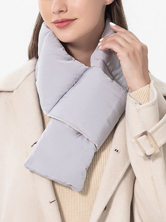Women Minimalist Warmth Down Scarf