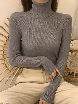 Turtleneck Christmas Elk Casual Sweater
