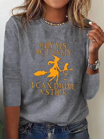 Plus Size Casual Loose Crew Neck T-Shirt