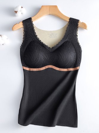 Wearless bra with padded and plush insulation