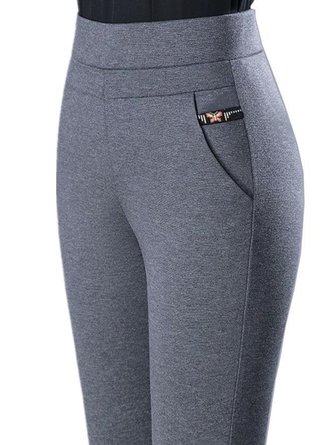 Tight Random Print Sports Legging Casual Slim fit Pants With Pockets