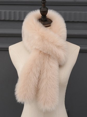 Elegant Faux Fur Warmth Scarf