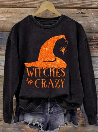 Loose Casual Halloween Sweatshirt