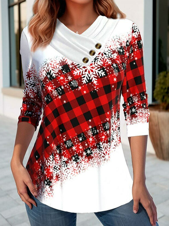Casual Jersey Christmas  T-Shirt
