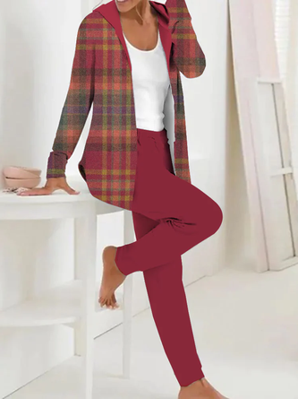 Hoodie Jersey Casual Two-Piece Set