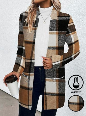 Woolen Zipper Loose Casual Jacket