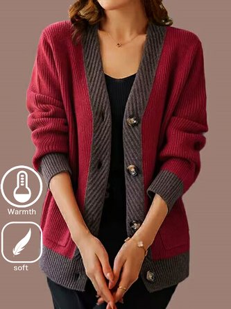 Plain Casual Cardigan