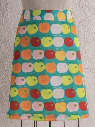 Green Vintage Tc Floral Skirt