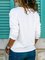 Women Elegant Cotton Solid Long Sleeve V Neck Top