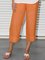 zolucky Woman Solid Plus Size Elastic Waist Solid Short Pants