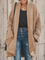 Solid Long Sleeve Casual Knit coat