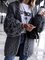 zolucky Plus Size Plain Casual Long Sleeve Cardigan Sweater coat