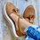 Women's shower shoes with round head and flat heels