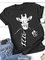 Women Short Sleeve Casual Printed T-shirt