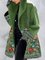 Printed Floral Casual Overcoat