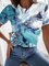 Short Sleeve Casual Floral-Print T-shirt