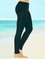 Plain Plus Size Casual Leggings