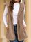 Solid Pockets Hoodie Plus Size Casual Sleeveless Vest Vest