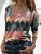 Casual Geometric Printed Long Sleeves Shirts & Tops