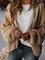 Deep Blue Khaki Black Loosen Basics Sweater coat