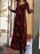 Floral Loosen Cotton Blends Dresses