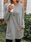 Crew Neck Tunic Casual Loosen Knitting Dress